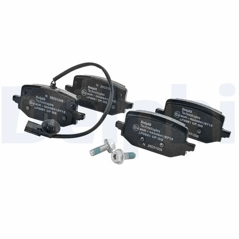 Image of DELPHI Brake pad set DELPHI LP3951
