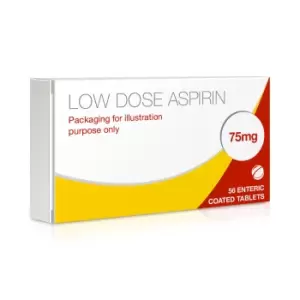 Image of Aspirin Enteric Coated 75mg (Low Dose Aspirin)