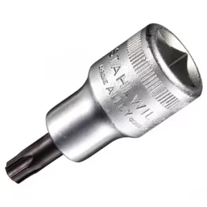 image of Stahlwille 03100055 TORX Bit Socket 1/2in Drive TX55