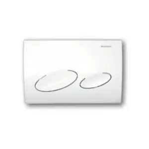 Geberit 115.228.11.1 KAPPA20 Dual Flush White Flush Plate KAPPA 20 UP200