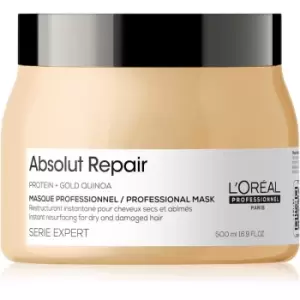 image of LOreal Professionnel Serie Expert Absolut Repair Deeply Regenerating Mask for Dry and Damaged Hair 500 ml