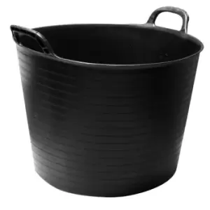 42L Black Flexi Plastic Tub / Bucket for Household and Garden - main image