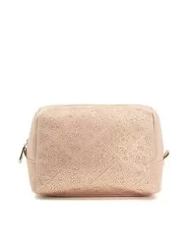 Dune London Embellished Make Up Bag - Rose Gold