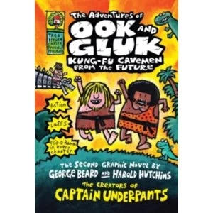 Image of The Adventures of Ook and Gluk, Kung-fu Cavemen from the Future by Dav Pilkey (Paperback, 2011)