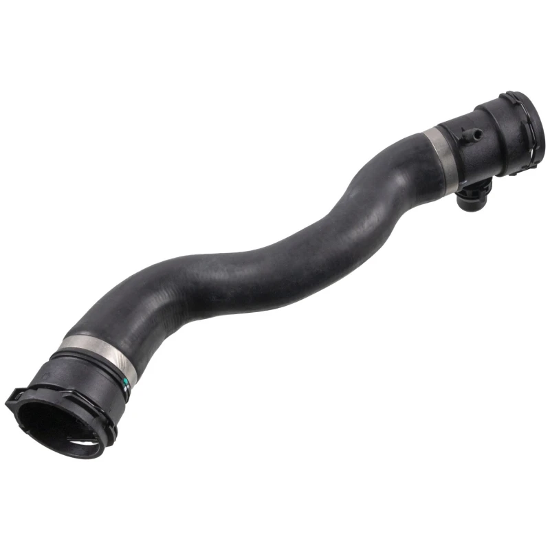 Image of FEBI BILSTEIN 183457 Radiator Hose EPDM (ethylene propylene diene Monomer (M-class) rubber), Left, with quick couplers EPDM (ethylene propylene diene