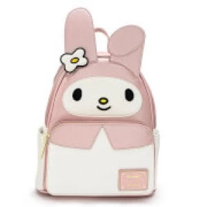 image of Loungefly Sanrio Hello Kitty My Melody Cosplay Mini Pu Backpack