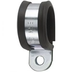Image of AFCS Fixing Clip Plated Steel and PVC Liner AFCS10 166 50600 Hellermann Tyton