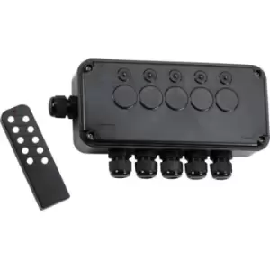 Image of MLA Knightsbridge IP66 13A 5G Remote Control LED Switch Box - OP665GBK