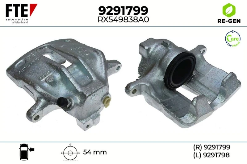 Image of Brake caliper FTE 9291799