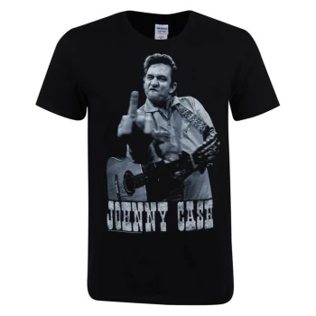 image of Official Johnny Cash T Shirt - Black