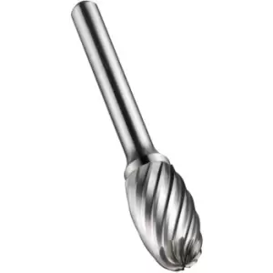 image of P609 12.7X6.0MM Carbide Oval Burr for Stainless Steel