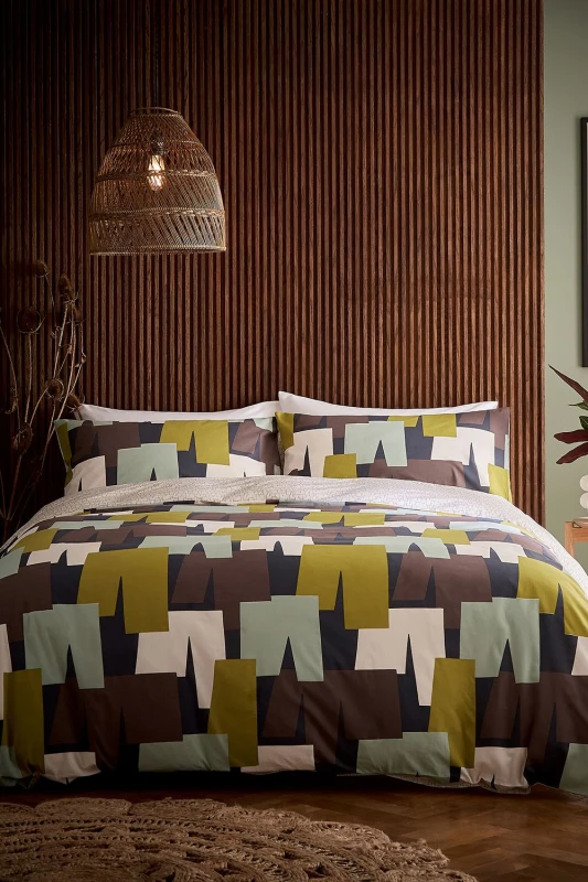 Image of Helena Springfield Helena Springfield 'Mika' Cotton Duvet Cover Set Size: Single Multi Single Unisex 5016709712422