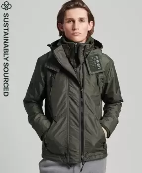 Image of Superdry Mens Mountain SD Windcheater Jacket Green / Surplus Goods Olive - Size: L