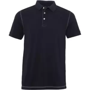 image of French Connection Triple Stitch Polo Shirt - Black