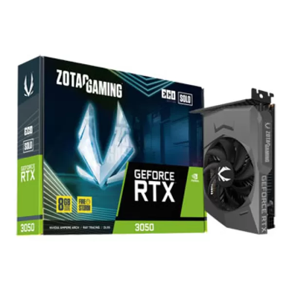 image of Zotac GAMING GeForce RTX 3050 Eco Solo NVIDIA 8GB GDDR6