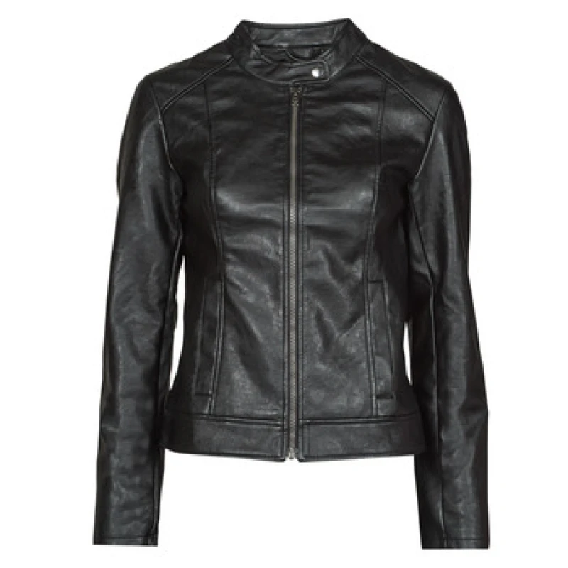 Image of JDY JDYEMILY womens Leather jacket in Black