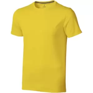 image of Elevate Mens Nanaimo Short Sleeve T-Shirt (M) (Yellow)