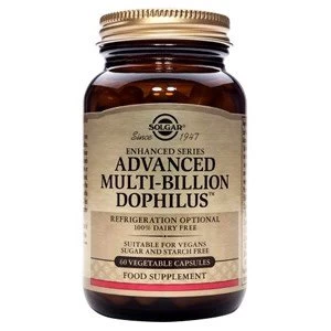 Image of Solgar Advanced Multi Billion Dophilusamp174 Non Dairy Vegetable Capsules 120 Caps