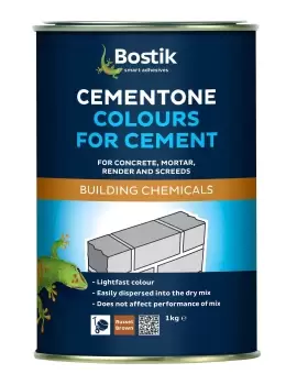 image of Bostik Cementone Brown Cement Colouring, 1Kg