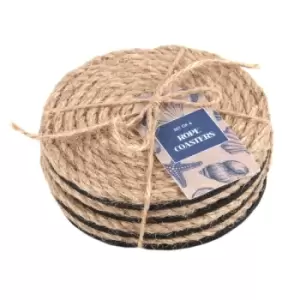 Image of Coastal Charm Rope Coaster Set
