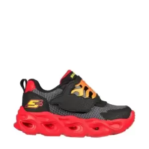 Image of Skechers Strap Lighted Sneaker - Black
