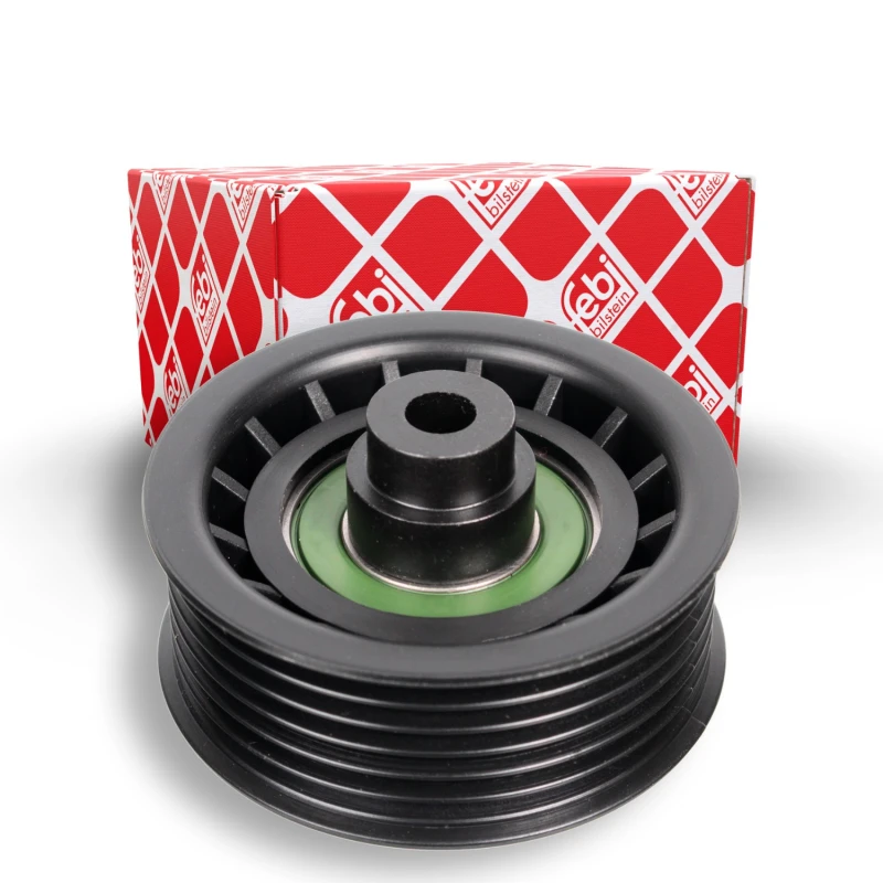 Image of Deflection / guide pulley, V-ribbed belt FEBI BILSTEIN 104904