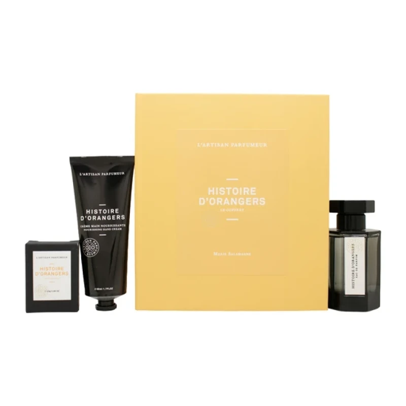 Image of L'Artisan Parfumeur Histoire D'Oranges Gift Set Eau de Parfum 50ml + Soap 25g + Hand Cream 50ml