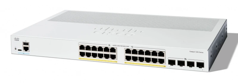 Image of Cisco Cisco Catalyst C1200-24P-4X-RF network switch Managed L2/L3 Gigabit Ethernet (10/100/1000) White C1200-24P-4X-RF