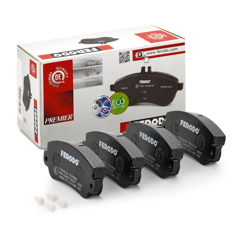 Image of FERODO Brake pad set FERODO FDB351B