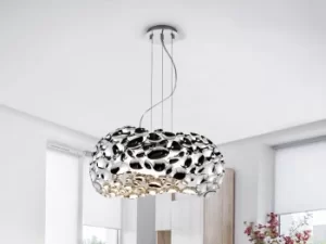 Image of Narisa 5 Light Ceiling Pendant Chrome, G9