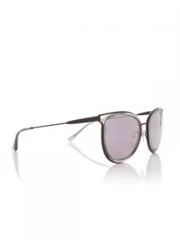 Image of Michael Kors Black Grey MK1025 Round Sunglasses Black