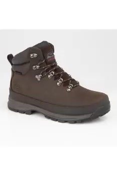 Image of Edge Laced Crazy Horse Leather Padded Ankle Hiking Boot