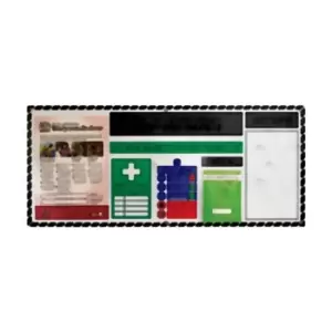 Image of Site Safety Notice Board 1, Safety Station, ACP (1200mm x 2000mm)