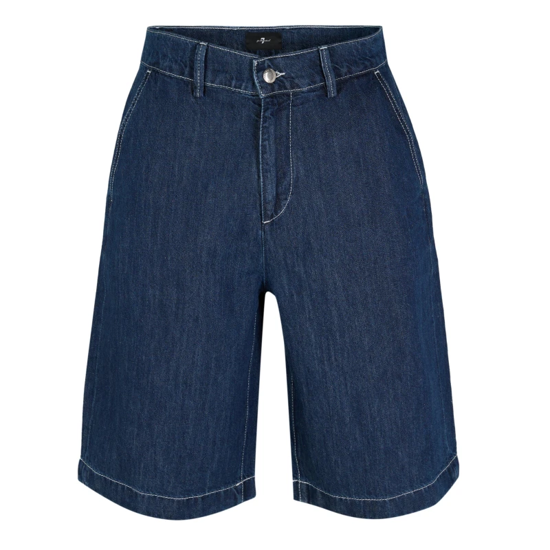 Image of 7 For All Mankind 7FAM Wide Leg Shorts Sn62 Nocturnal male 30