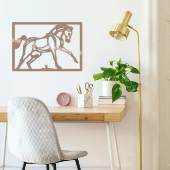 Image of Horse - Copper Copper Decorative Metal Wall Accessory