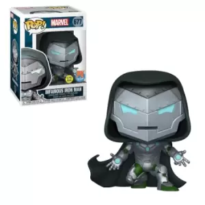 Image of PX Previews Marvel GITD Infamous Iron Man EXC Funko Pop! Vinyl