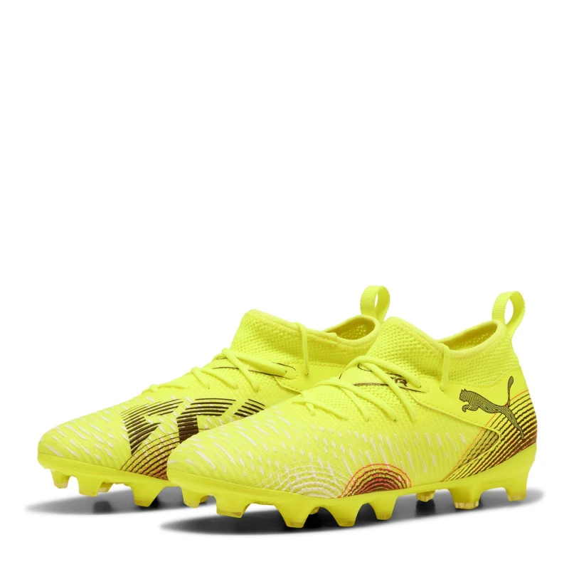 Image of Puma Unisex Kids Future Match Firm Ground Football Boots Yellow Alert unisex 1 (33)