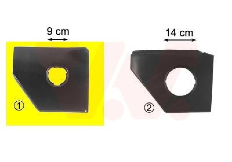 Image of VAN WEZEL Side panel VAN WEZEL 1837191