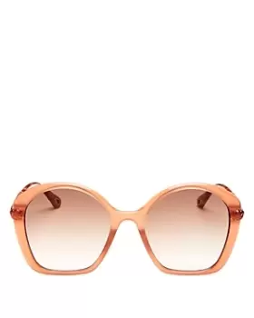 Image of Chloe Womens Square Sunglasses, 55mm