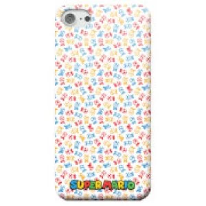 Image of Nintendo Super Mario Toad Pattern Phone Case - iPhone 5/5s - Snap Case - Gloss