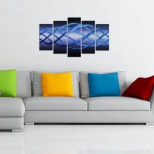 Image of 5MX-47 Multicolor Decorative MDF Painting (5 Pieces)
