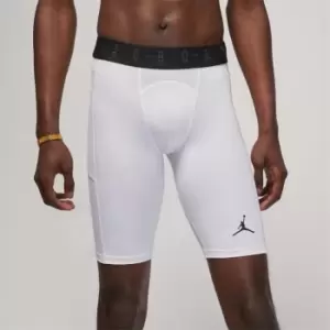 image of Jordan Dri-Fit Sports Compression Shorts, White/Black, Male, Performance Tops, DM1813-100