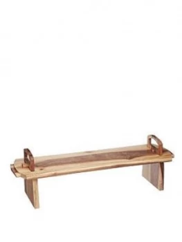 image of Kitchencraft Extra Large Acacia Wood Antipasti Platform Platter