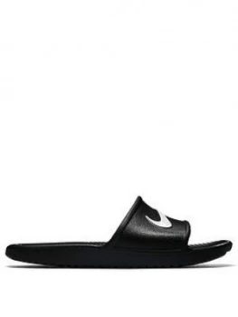 Image of Nike Kawa Shower - Black/White, Size 3.5, Women