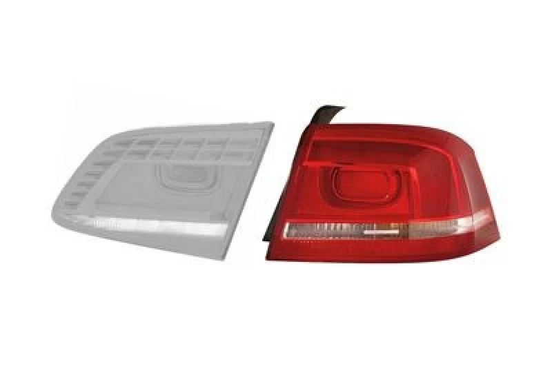 Image of VAN WEZEL 5740932 Rear light Outer section, without bulb holder, Right Combination Rearlight (391)