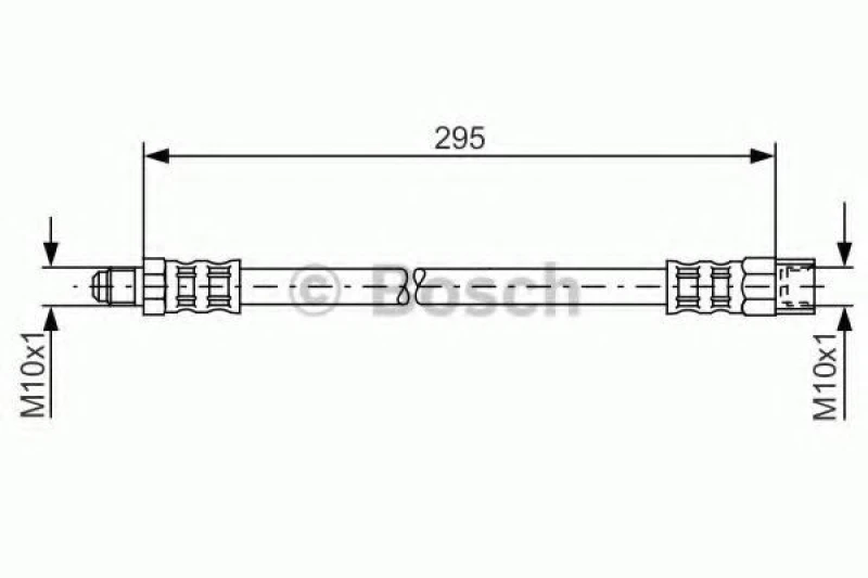 Image of Brake hose Bosch 1 987 481 015