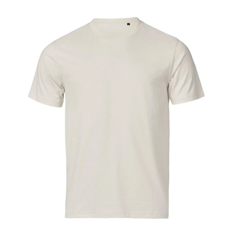Image of TEE JAYS Mens Urban Luxury T-Shirt in Ecru Size: XS Ecru Male XS