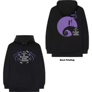 Image of Disney - The Night Before Christmas Moonlight Unisex XX-Large Pullover Hoodie - Black