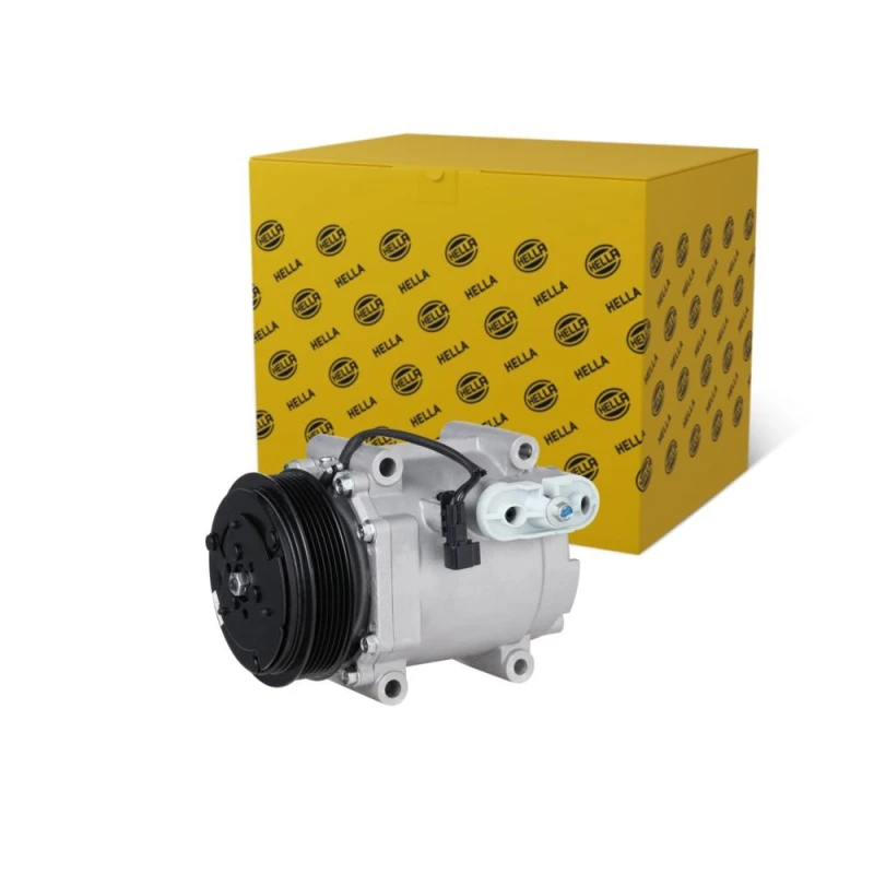 Image of HELLA Air conditioning compressor HELLA 8FK 366 201-441