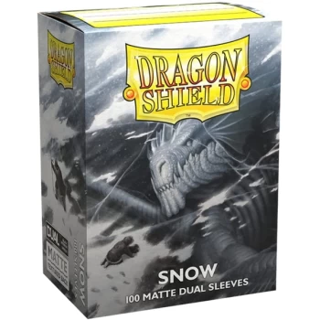 Image of UNIT Dragon Shield Dual Matte - Snow (100 ct.)